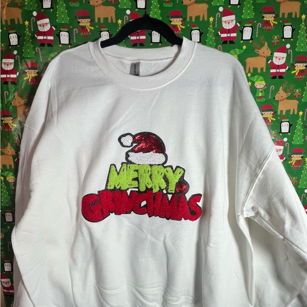 🎄Super Cute Merry Grinchmas Crew Neck Sweatshirt